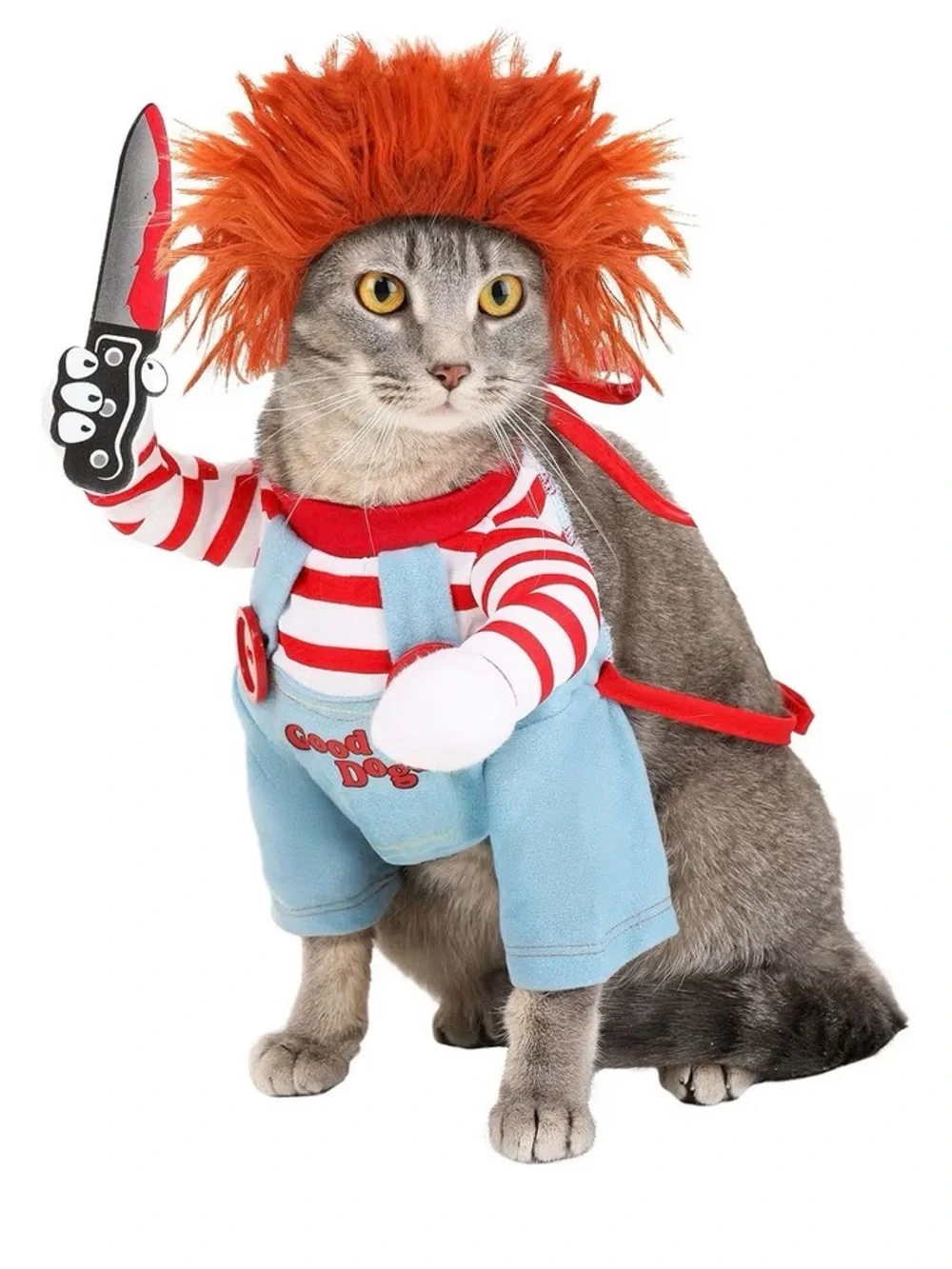 Small Dog - Chucky-Inspired “Good Dogs” Costume NWOT